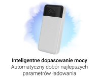 Silver Monkey Powerbank Smart 20 000 mAh 22.5W Biały - 1481433 - zdjęcie 6